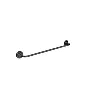 Emco Porte-Serviettes Mural Rond en métal 500 mm pour Serviettes de Bain et Mains Noir Mat