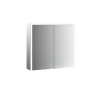 emco prime 3 armoire de toilette, 1000mm, 2 portes, modèle apparent, 949707304, Couleur: aluminium/blanc