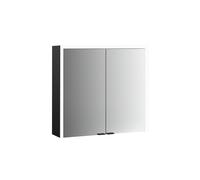 emco prime 3 armoire de toilette, 1000mm, 2 portes, modèle apparent, 949714304, Couleur: noir/miroir