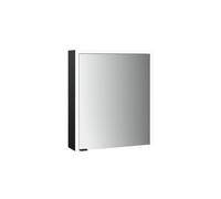 emco prime 3 armoire de toilette, 600mm, 1 porte avec butée à droite, modèle apparent, 949714301, Couleur: noir/miroir