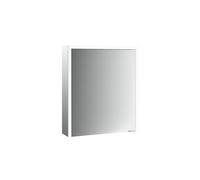 emco prime 3 armoire de toilette, 600mm, 1 porte avec butée à gauche, modèle apparent, 949707200, Couleur: aluminium/miroir