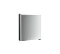 emco prime 3 armoire de toilette, 600mm, 1 porte avec butée à gauche, modèle apparent, 949714300, Couleur: noir/miroir