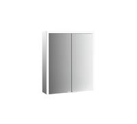 emco prime 3 armoire de toilette, 600mm, 2 portes, modèle apparent, 949707202, Couleur: aluminium/miroir