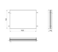 Emco prime Cadre d'encastrement pour miroir encastré, 949700012,