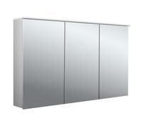 emco pure 2 design armoire à glace lumineuse LED avec éclairage de lavabo, 3 portes, 1200x711x185mm, 979705408