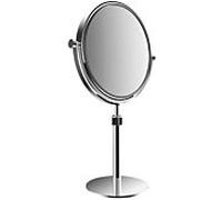 Emco Bad Miroir cosmétique Pure 109400121 sur pied chromé rond Ø201 mm réglable 5x