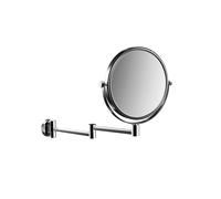 emco puree miroir de rasage et de maqu'illage, à deux bras, 200mm, chrome, 109400110