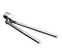 emco roundo 2 Porte-serviettes, 2 bras, pivotant, 364 mm, chromé, 455000136