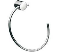 Emco Bad Anneau porte-serviettes Rondo 2 – rigide, droit ouvert, chromé – 455500100