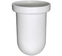 Emco Rondo verre de rechange 501500091 plastique blanc , pour WC - garniture de toilette