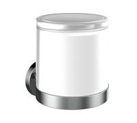 emco round distributeur de savon à capteur, verre cristal satiné, 432100103