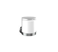 emco round distributeur de savon à capteur, verre cristal satiné, 432100103, Couleur: chrome