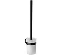 Emco Round ensemble de brosses de toilette 431513301 noir, Réservoirs verre cristal satiné