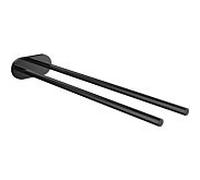 Emco Round porte-serviettes 435013340 400 mm, 2 bras, rigide, noir
