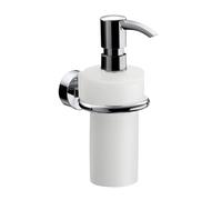 emco roundo 2 distributeur de savon liquide, plastique blanc, pompe doseuse plastique, env. 245 ml, 452100102