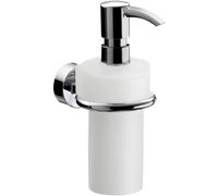 emco roundo 2 distributeur de savon liquide, plastique blanc, pompe doseuse plastique, env. 245 ml, 452100102
