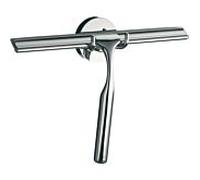 emco system2 raclette de douche, avec support, y compris lèvre en caoutchouc de rechange, gris, 353400100