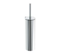Emco Bad Ensemble brosse WC System2 351500102 – Réservoir aluminium chromé, avec couvercle, mural