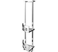 Emco System 2 étagère de porte 354500126 chromé , 2 paniers d'angle profonds
