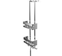 Emco System 2 étagères de porte 354500127 chromé , 2 paniers d'angle profonds, essuie-douche