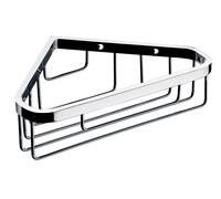 emco system2 panier à savon d'angle, fixation murale directe, chromé, 354500107
