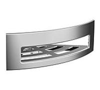 emco system2 panier mural d'angle, amovible, fixation murale cachée, chrome, 354500124