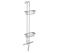 emco system 2 plateau de table, 2 paniers profonds, raclette de douche, chrome, 356600106