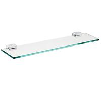 emco system 2 tablette, verre cristal clair, 700x100mm, chrome, 351000170