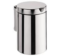 emco system2 corbeille de propreté, avec couvercle, murale, 3 Betteres, inox, 355300100