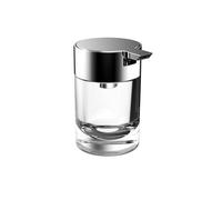 emco system2 distributeur de savon liquide, pompe de dosage en plastique, modèle sur pied, chromé, 352100111