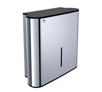 emco system2 distributeur de serviettes en papier, verrouillable, pour 500 serviettes, chromé, 354900100