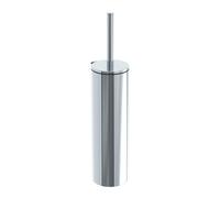 emco system2 Ensemble brosse de toilette, réservoir en aluminium chromé, avec couvercle, chromé, 351500102
