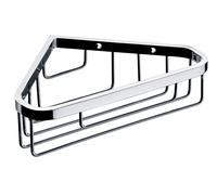 emco system2 panier à savon d'angle, fixation murale directe, chromé, 354500107