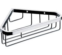 emco system2 panier à savon d'angle, fixation murale directe, chromé, 354500107