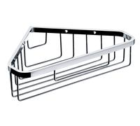 emco system2 panier éponge d'angle, fixation murale directe, chromé, 354500109