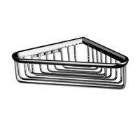 emco system2 panier pour éponge d'angle, profond, amovible, fixation murale cachée, chromé, 354500105