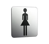 Emco System2 Plaque de porte de toilettes, WC femmes, 357600002,