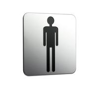 Emco System2 Plaque de porte de toilettes, WC hommes, 357600001,