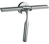emco system2 raclette de douche, avec support, y compris lèvre en caoutchouc de rechange, gris, 353400100