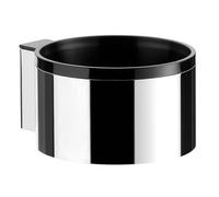 emco system2 support pour sèche-cheveux, diamètre intérieur : 69mm, chromé, 355900100