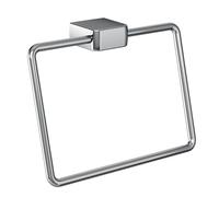 Emco Trend 025500100 Anneau Porte-Serviette Non pivotant pour Salle de Bain + Salle de Bain d'invité 190 x 136 mm Chromé