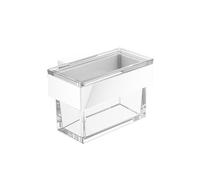 Emco Vara Design Contenant en verre pour distributeur de savon ou boîte à accessoires, 421900090,