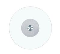 EMENAR 50cm 80cm 100cm Plateau Tournant en Verre Trempé Cuisine Lazy Susan, Grand Plateau Rotatif Rond Lazy Susan en Verre Pivotant, Assiette De Service De Table À Manger (Size : 50cm/20in)
