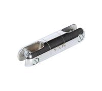 Émerillon Câble Compact | Finition Chrome Poli, Raccord Rotatif pour Tirage Câble, Chantiers