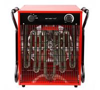 Emerio Power-Air chaud FH-117330 - chauffage de chantier - 150 m² - 15.000 W - 400 V - 2 niveaux de chauffage - thermostat réglable - IP24