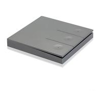 Émetteur à distance sans fil 433 MHz pour interrupteur mural, 10 A, 110 V, 220 V, intérieur/extérieur avec lumière dans le noir (gris3)