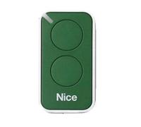 Emetteur de télécommande vert NICE 2 canaux pour portail et porte de garage - INTI2G