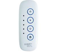 Emetteur en 433,92MHz Wagner 5 canaux blanc avec support mural CAME YE0102