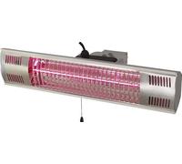 Émetteur infrarouge de base, 1500 watts, protection contre les projections d'eau IP55, avec support inclinable pour montage mural