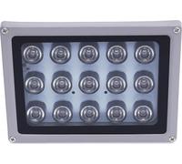 Émetteur infrarouge IR - Projecteur portable - 30 W - Étanche et résistant à la chaleur - Capteur crépusculaire - Angle réglable - Montage facile